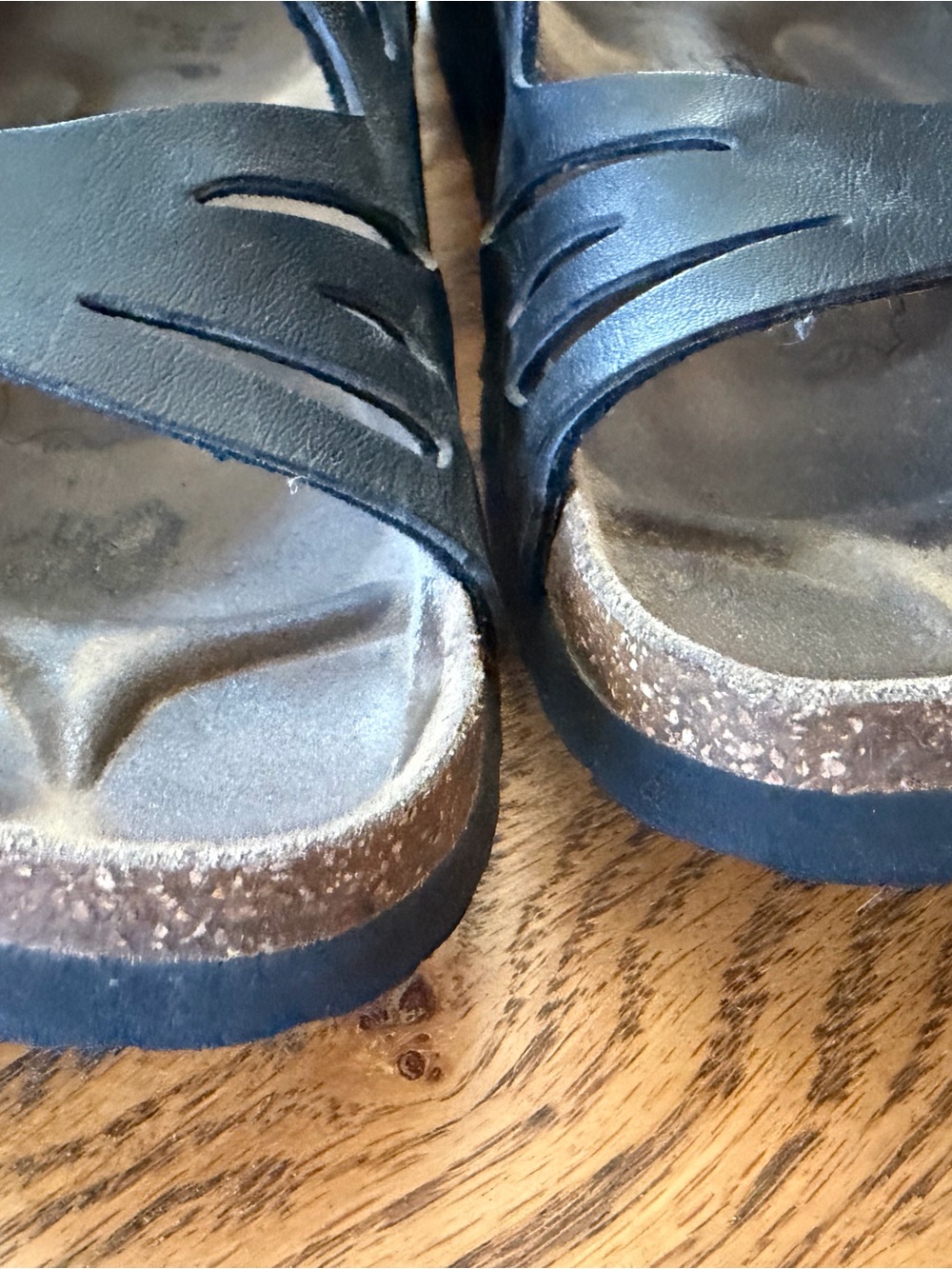 Black Birkenstock Betula Miami (discontinued two-strap w/back strap sandal) - Picture 6 of 8